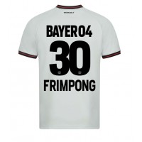 Dres Bayer Leverkusen Jeremie Frimpong #30 Gostujuci 2023-24 Kratak Rukav